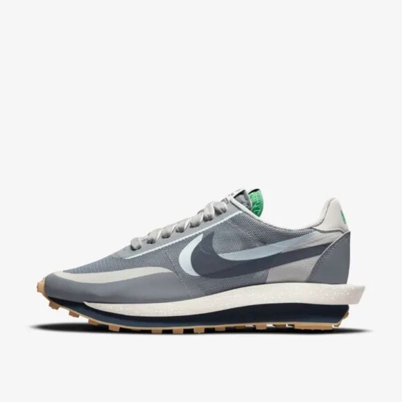 7M/8.5W - [NEW] Men's Nike LDWaffle x sacai x CLOT Shoes Grey DH3114-001 - Picture 1 of 9
